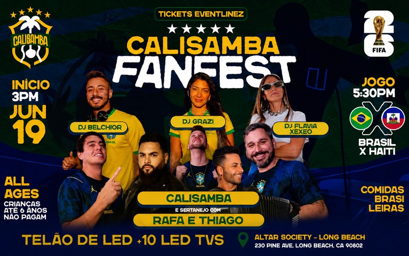 Brazil x Haiti - Watch Party Calisamba Fan Fest 2026