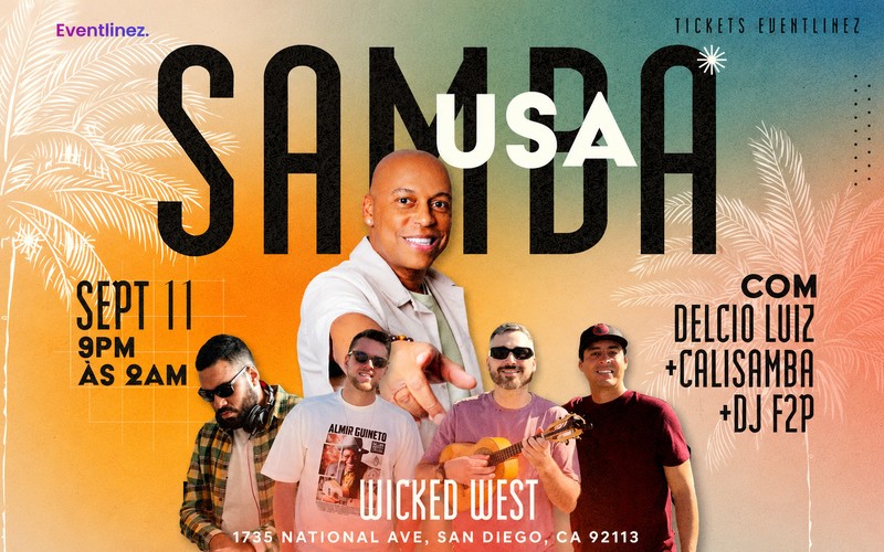 Samba USA com Delcio Luiz